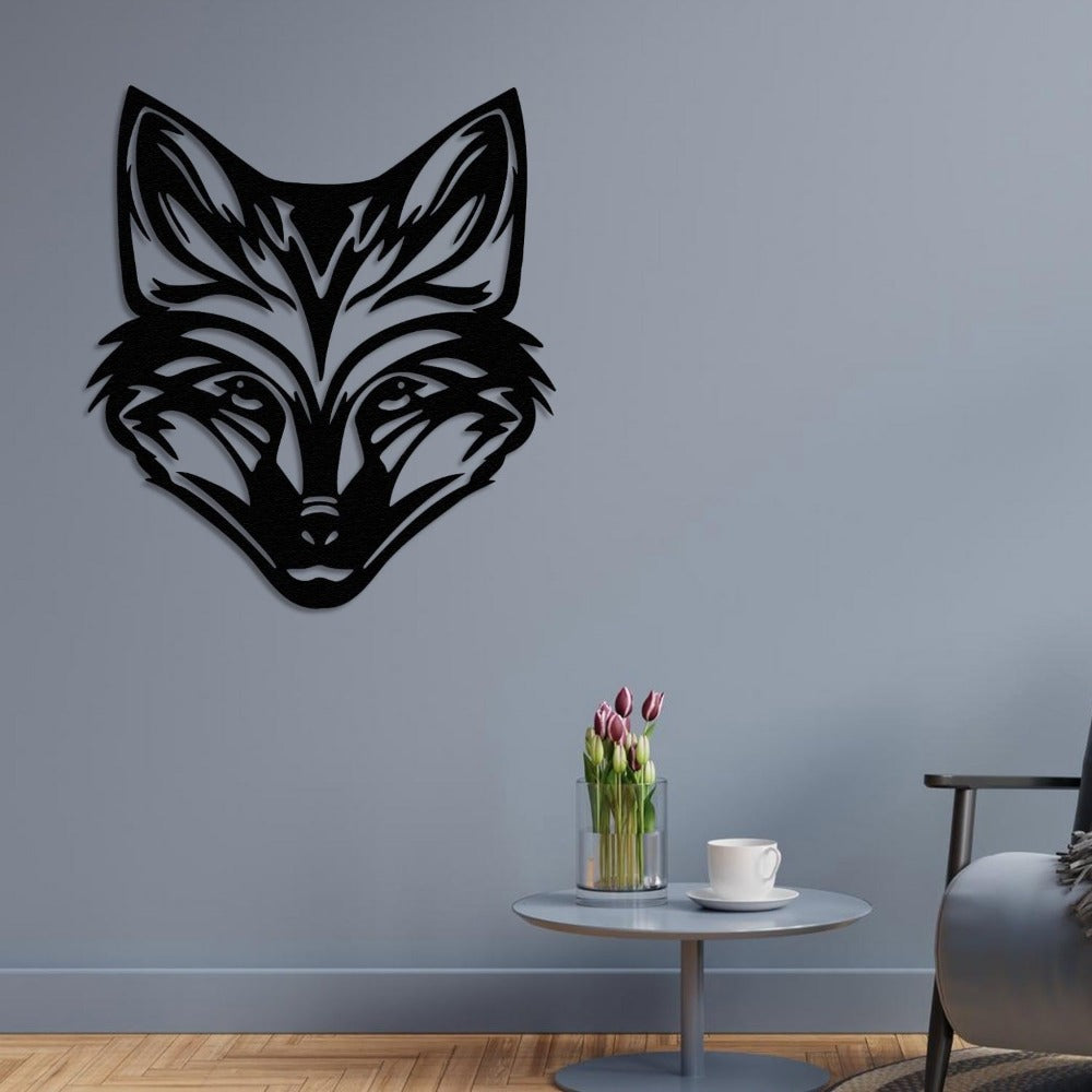 Fox Metal Wall Decor