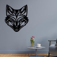 Fox Metal Wall Decor